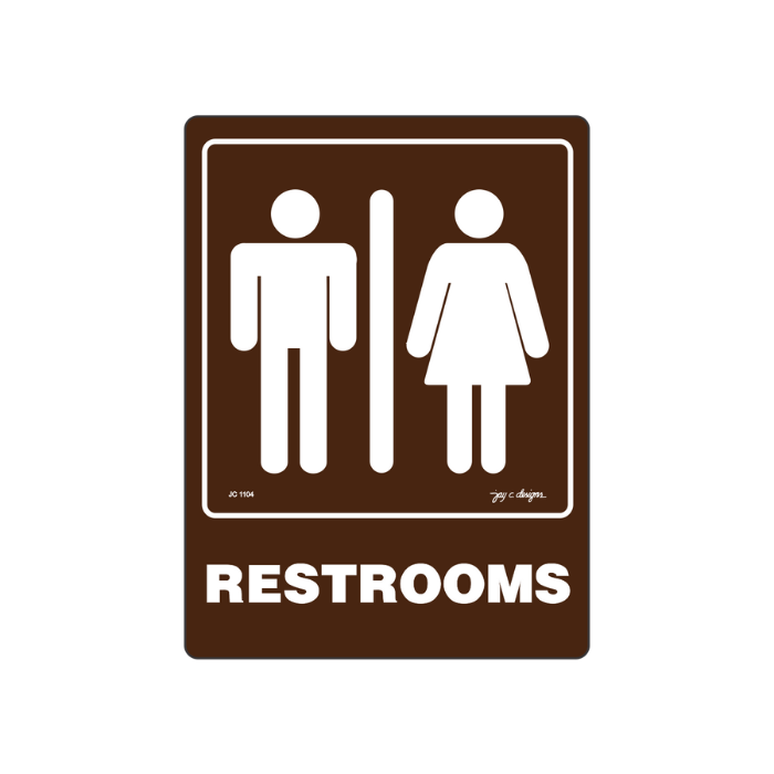 Male/Female Restroom Acrylic Sign