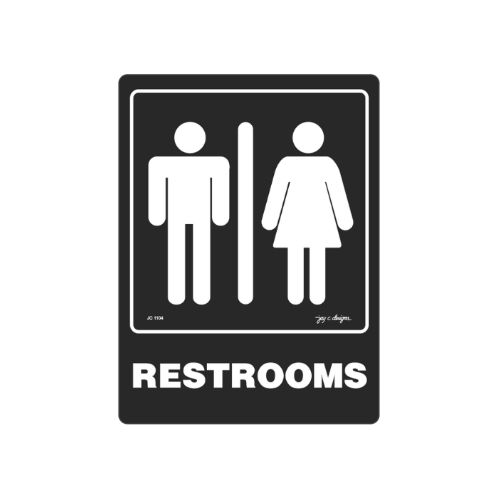 Male/Female Restroom Acrylic Sign