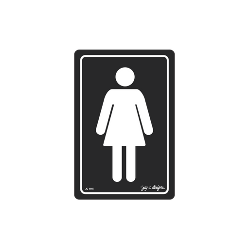 Female Restroom Acrylic Sign