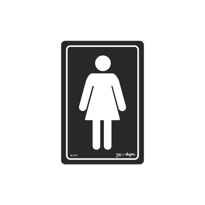 Female Restroom Acrylic Sign