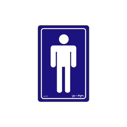 Male Restroom Acrylic Sign