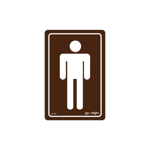 Male Restroom Acrylic Sign