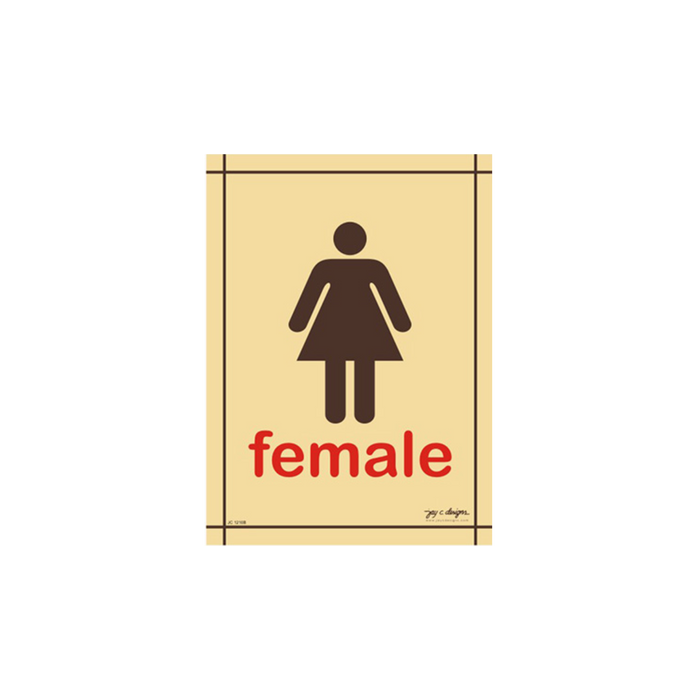 Female Restroom Acrylic Signage