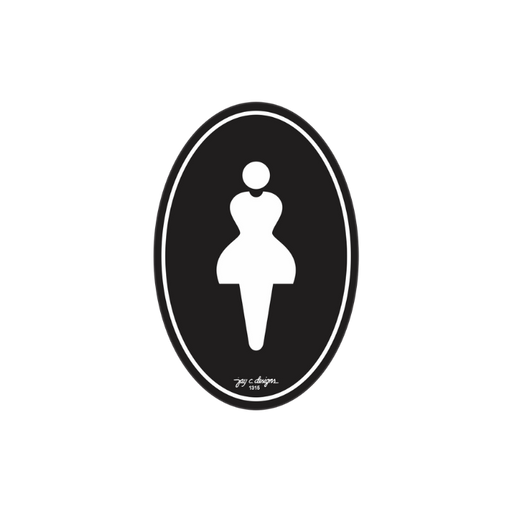 Female Restroom Sign