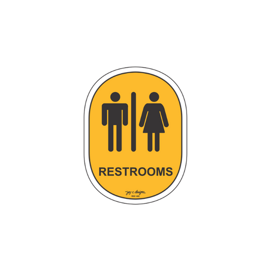 Male/Female Restroom Acrylic Sign