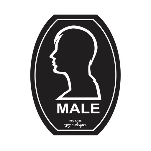 Male Restroom Sign