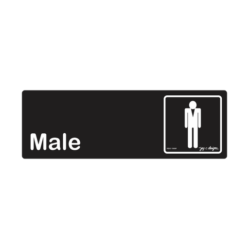 Male Restroom _ Acrylic Signage