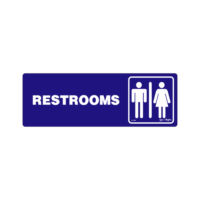 Male/Female Restroom Acrylic Signage