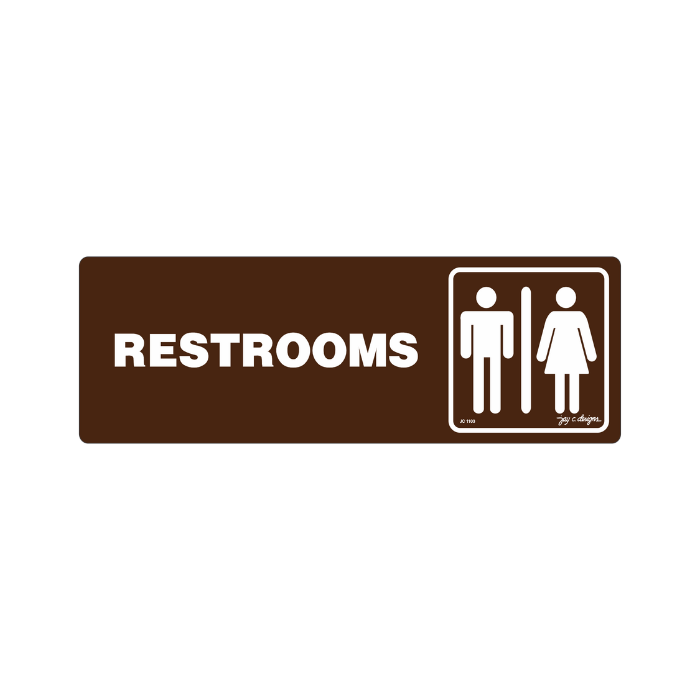 Male/Female Restroom Acrylic Signage