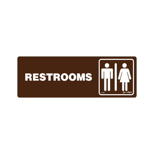 Male/Female Restroom Acrylic Signage