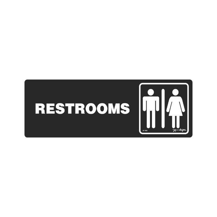 Male/Female Restroom Acrylic Signage