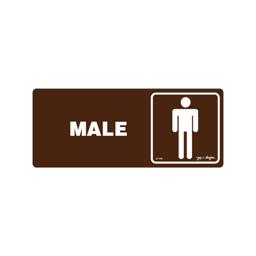 Male Restroom Acrylic Sign