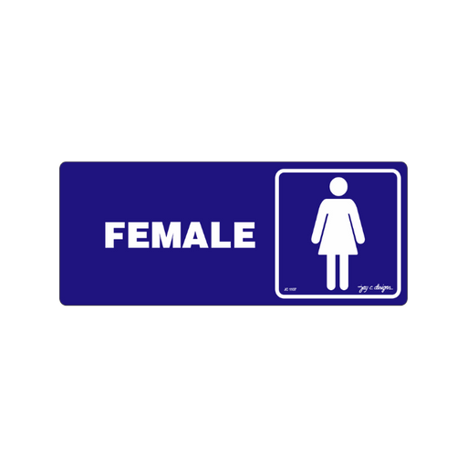 Female Restroom Acrylic Signage