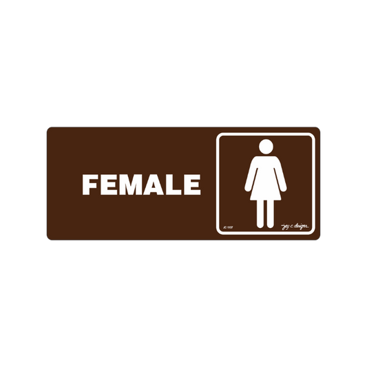 Female Restroom Acrylic Signage