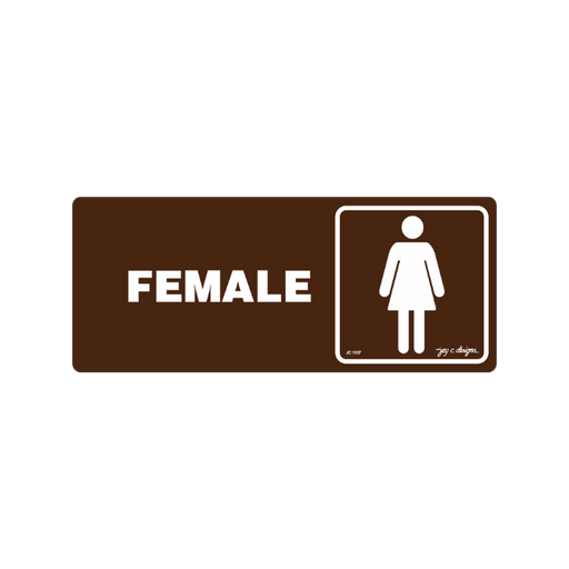 Female Restroom Acrylic Signage