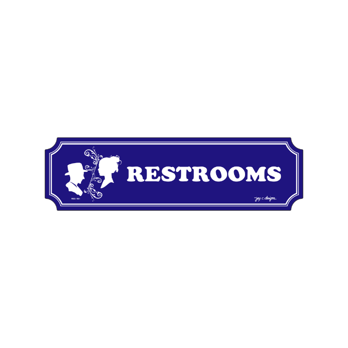 Male/Female Restroom Signage