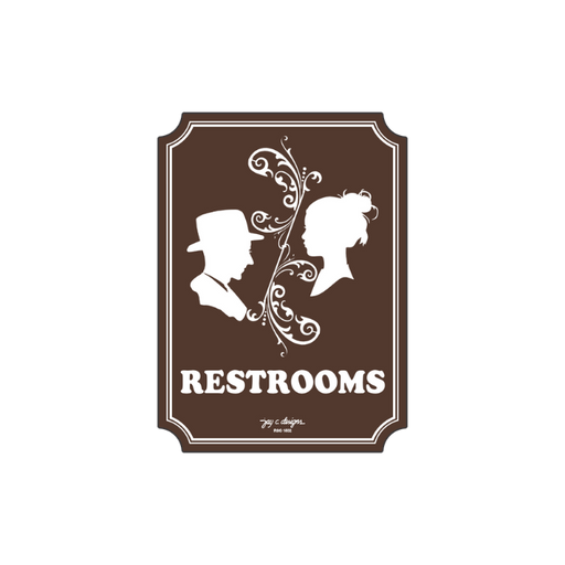 Male/Female Restroom Acrylic Signage