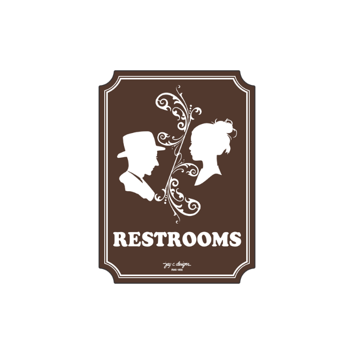 Male/Female Restroom Acrylic Signage