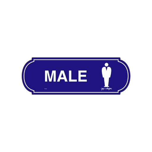 Male Restroom Signage