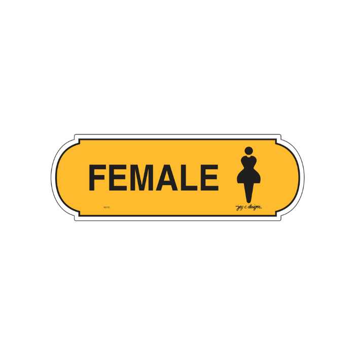 Female Restroom Signage