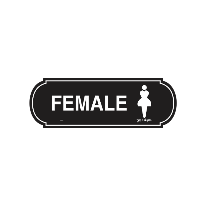 Female Restroom Signage