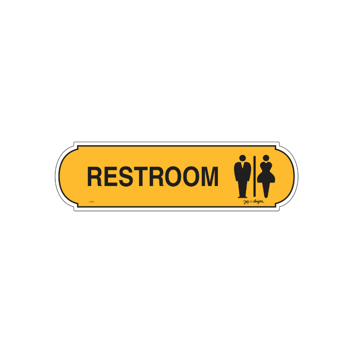 Male/Female Restroom Signage