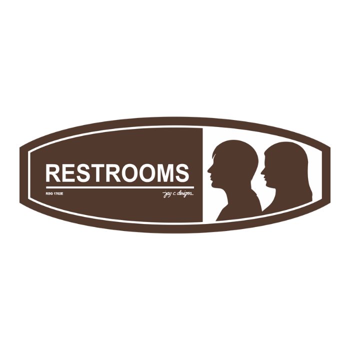 Male/Female Restroom Acrylic Signage