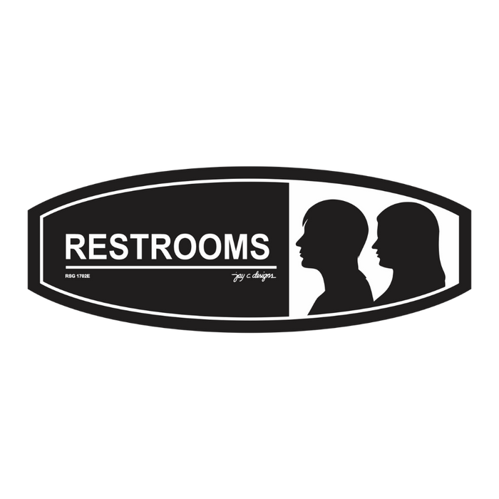 Male/Female Restroom Acrylic Signage