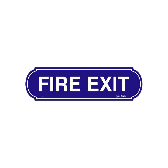 Fire Exit Acrylic Signage