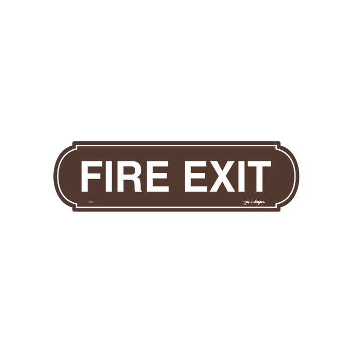 Fire Exit Acrylic Signage