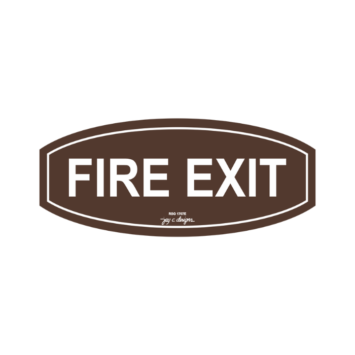 Fire Exit Acrylic Signage