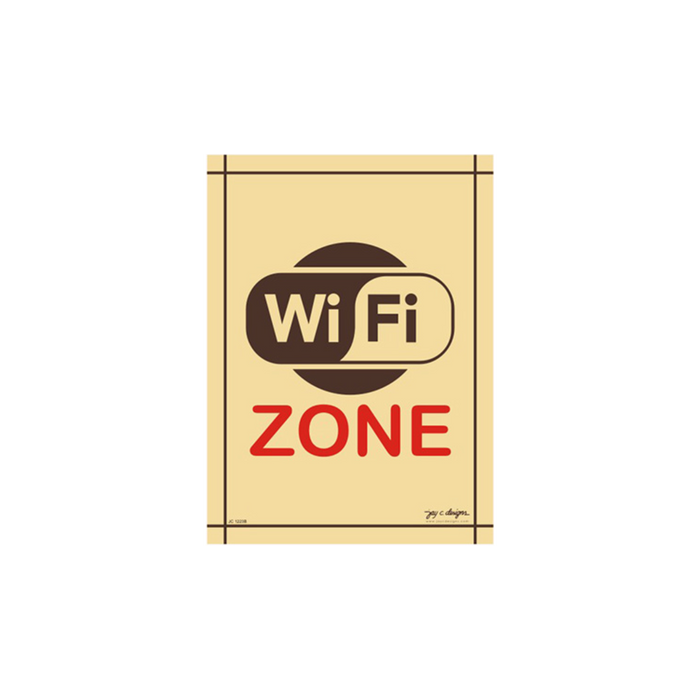 WiFi Zone Acrylic Signage