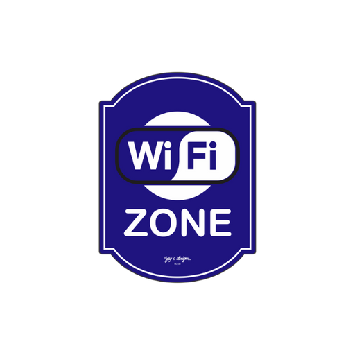 WiFi Zone Acrylic Signage