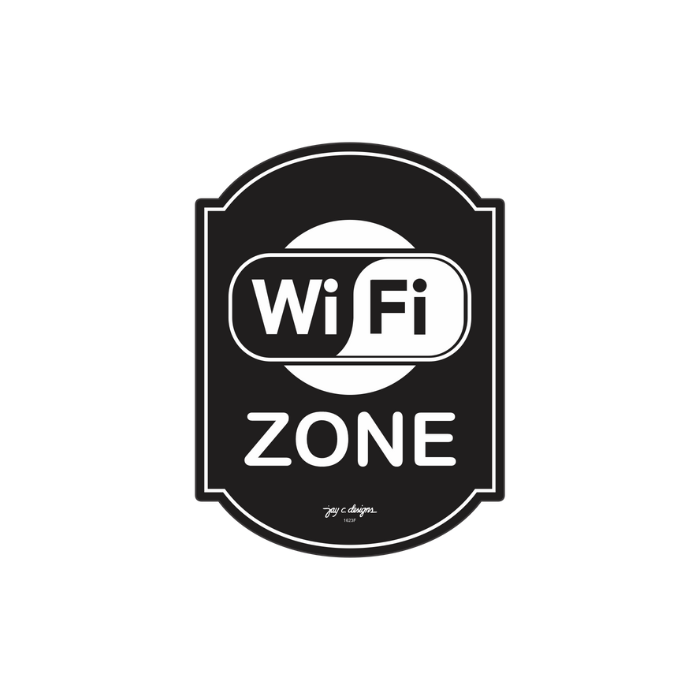 WiFi Zone Acrylic Signage