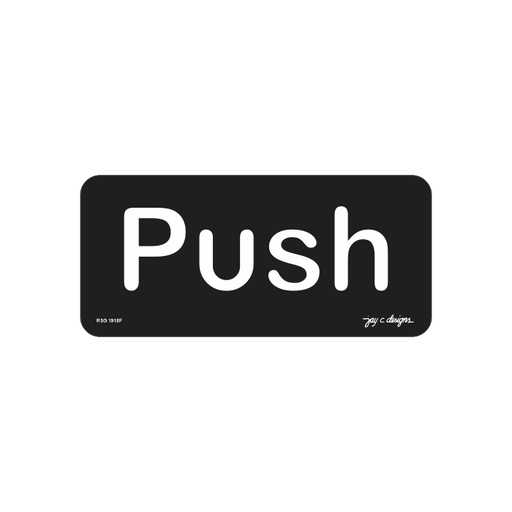 Push _ Acrylic Signage