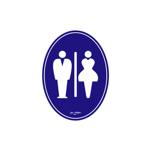 Male / Female Restroom Acrylic Sign