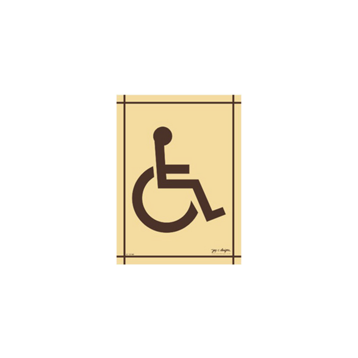 Disabled Acrylic Signage