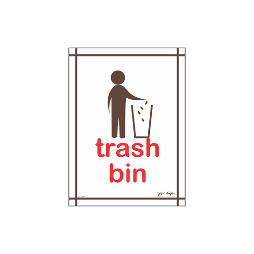 Trash Bin Vinyl Stickers