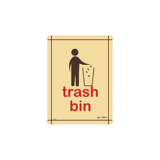 Trash Bin Vinyl Stickers