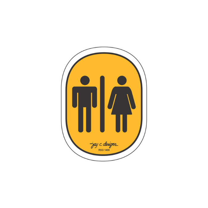 Male/Female Restroom Acrylic Sign