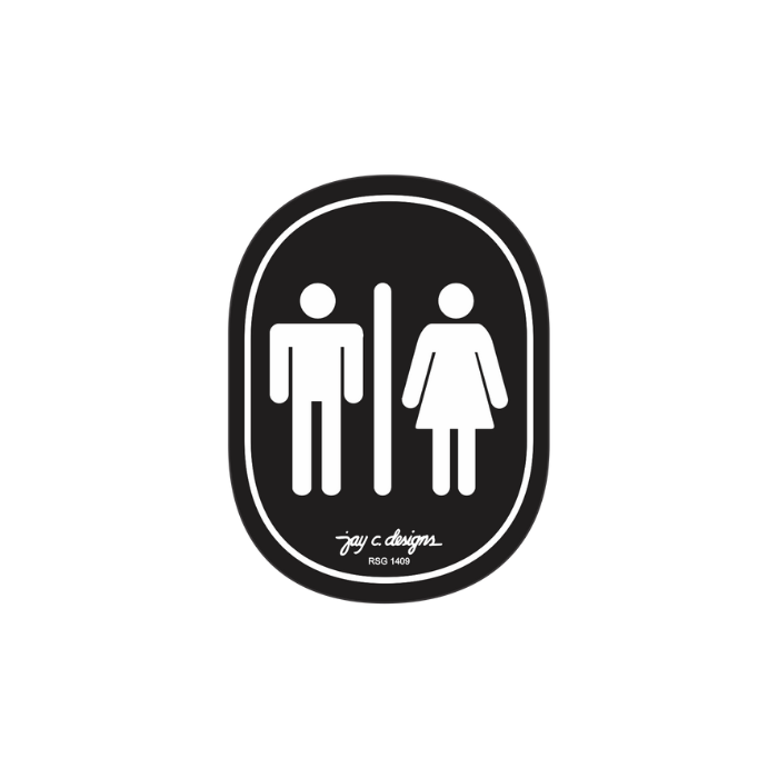 Male/Female Restroom Acrylic Sign