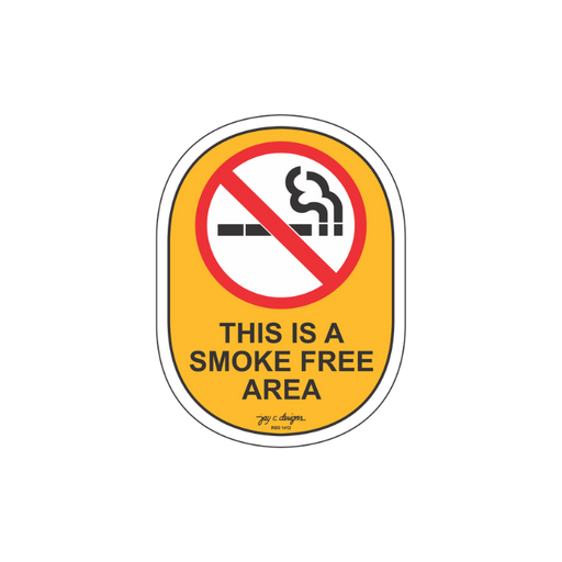 This is a Smoke Free Area Acrylic Signage