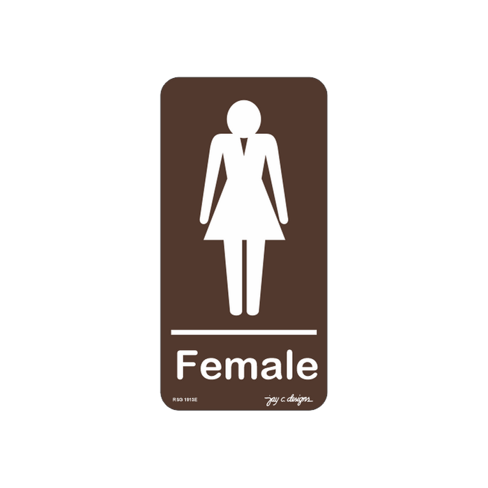 Restroom Female _ Acrylic Signage